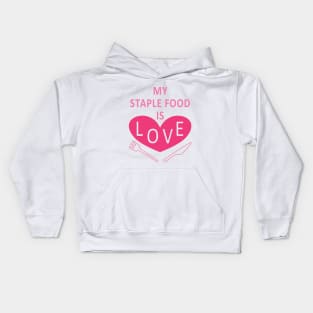 Yoshikawa Yuuko (Hibike! Euphonium) My Staple Food is Love Kids Hoodie